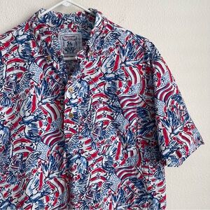 Chubbies The Nutter Short Sleeve Popover USA Shirt